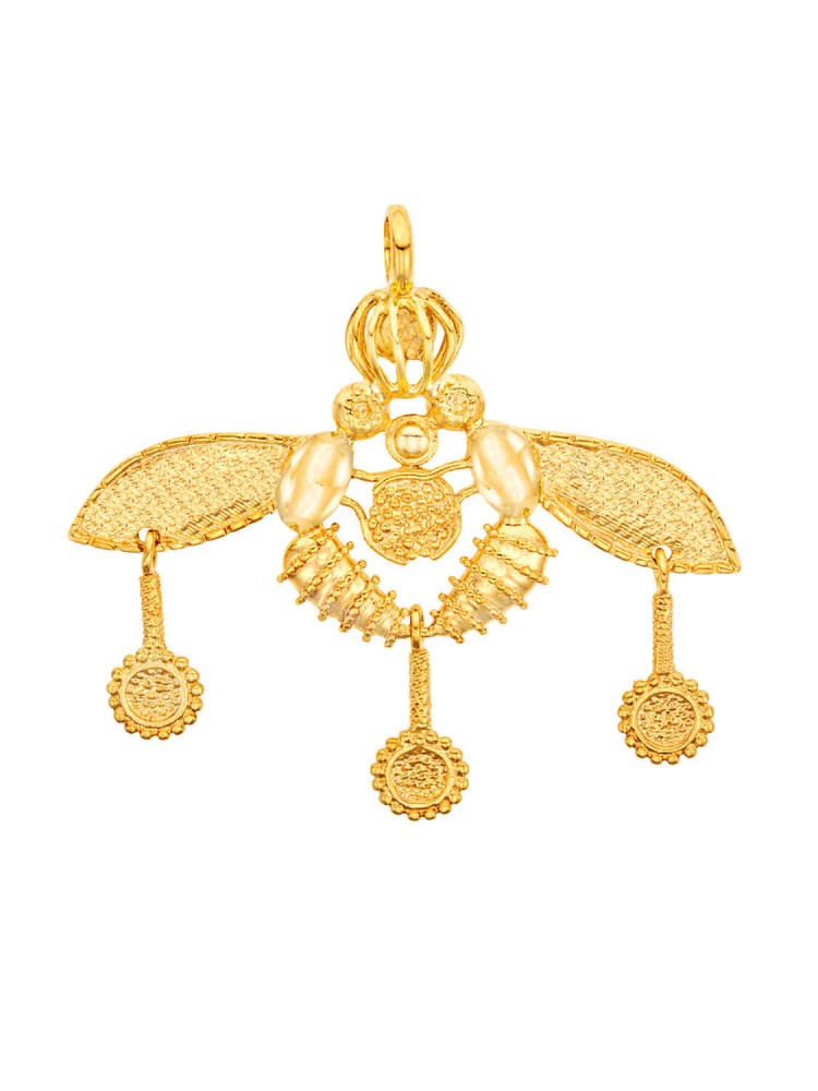 Minoan Bee - Pendant, in 14k gold