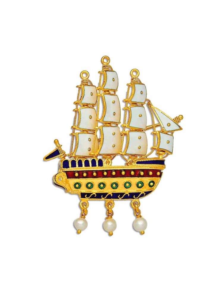 Πηνελόπη - Χειροποίητη Καρφίτσα με Σμάλτο