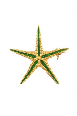 Αστερίας - Χειροποίητη Καρφίτσα με Σμάλτο