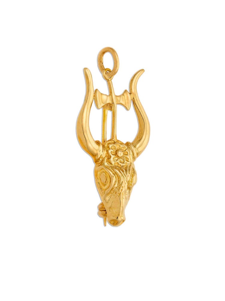 Μινώταυρος - Χειροποίητη Καρφίτσα