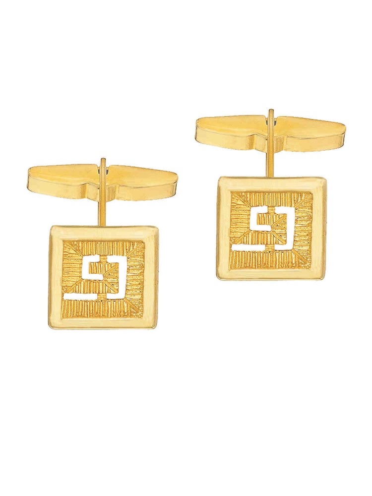 Vassilissa - Cufflinks Meandros, in 14k gold
