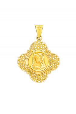 Παναγία - Χειροποίητο Φιλιγκράν Μενταγιόν