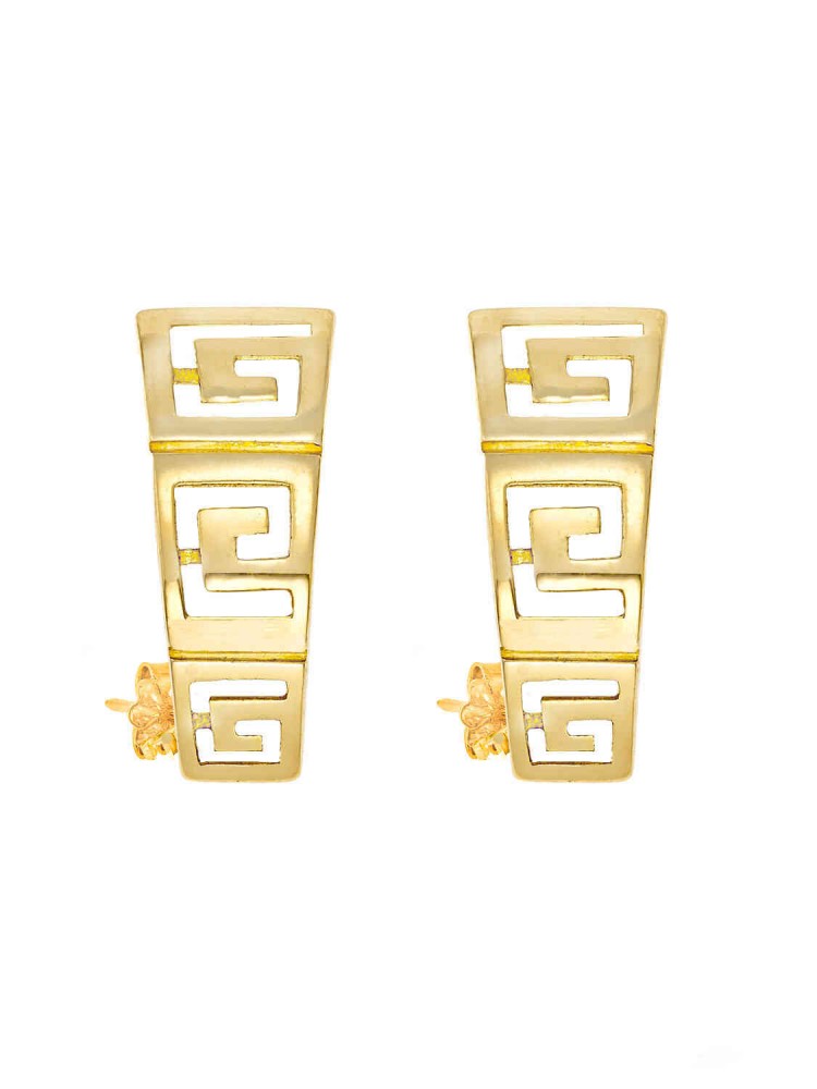 Theseus - Earrings, in 14k gold