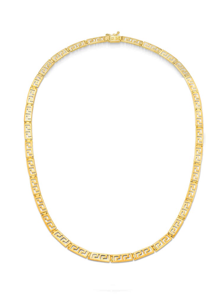 Θησέας - Κολιέ Μαίανδρος, χρυσός 14k