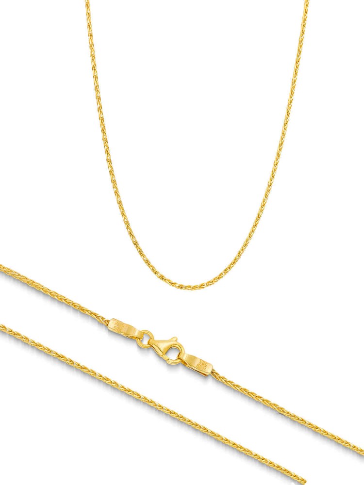 Καδένα Spiga 0,80mm, χρυσός 14k