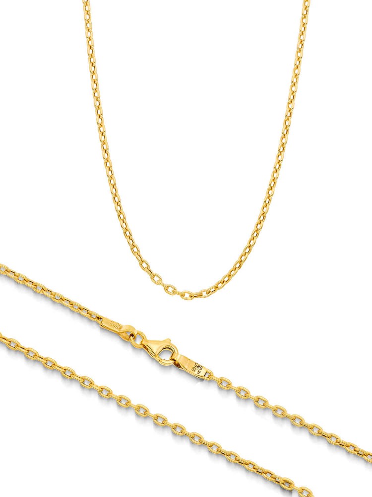 Καδένα Γκρέκα 1,50mm, χρυσός 14k