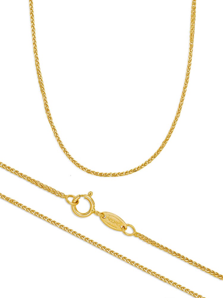 Square Chain 0,50mm in 14k gold Square Chain 0,50mm in 14k gold