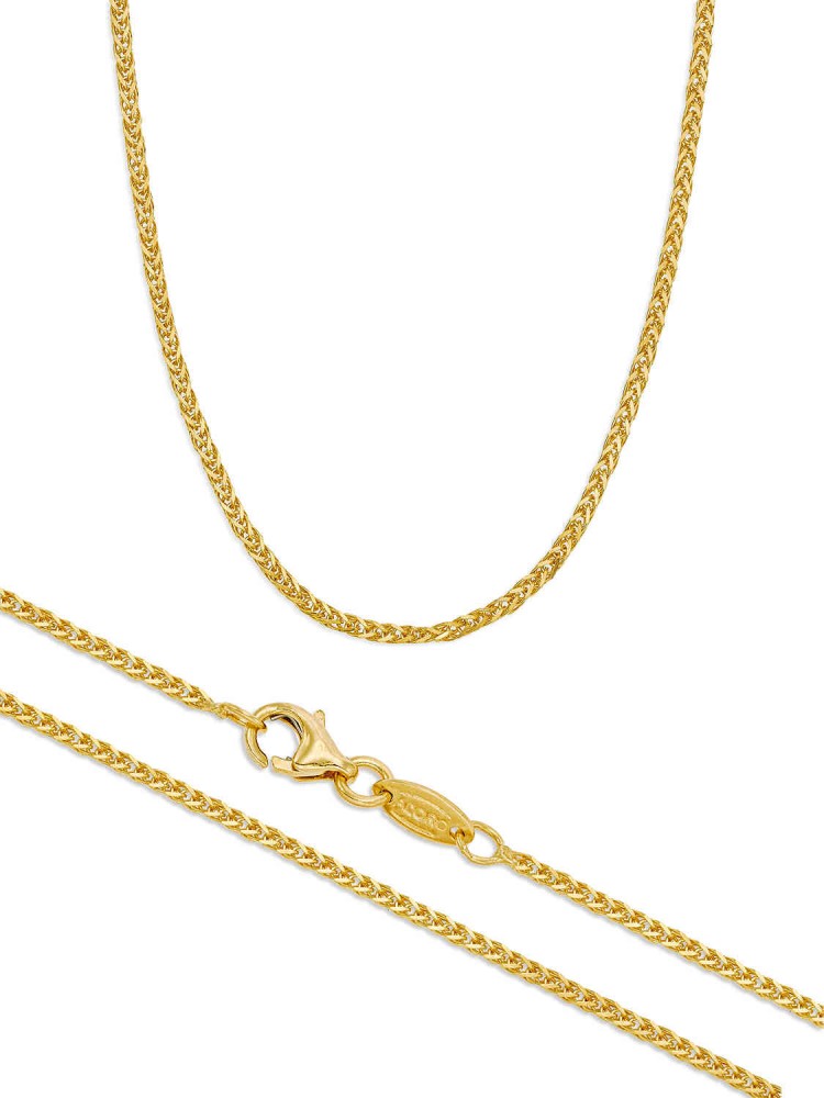 Καδένα Τετράγωνη 0,8mm χρυσός 14k