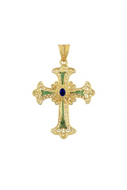 Royal -Filigree Handmade Enamel Cross