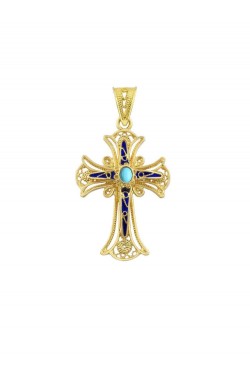 Royal -Filigree Handmade Enamel Cross