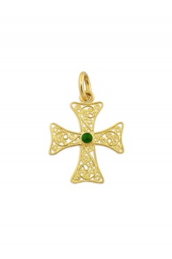 Greek -Filigree Handmade Enamel Cross