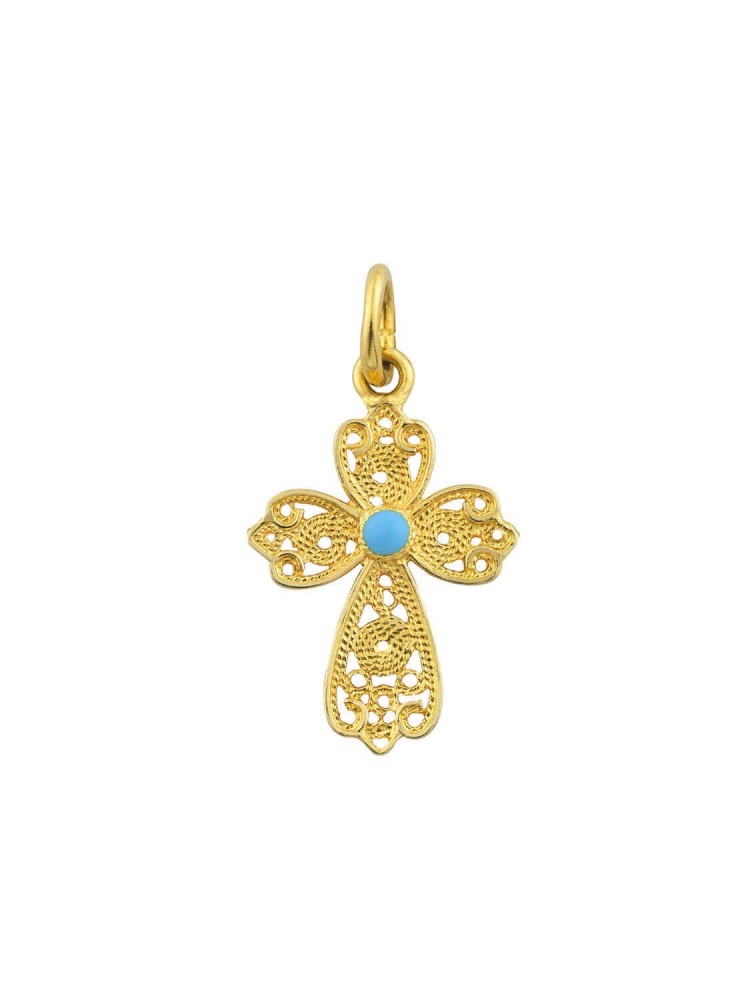 Filigree Handmade Enamel Cross