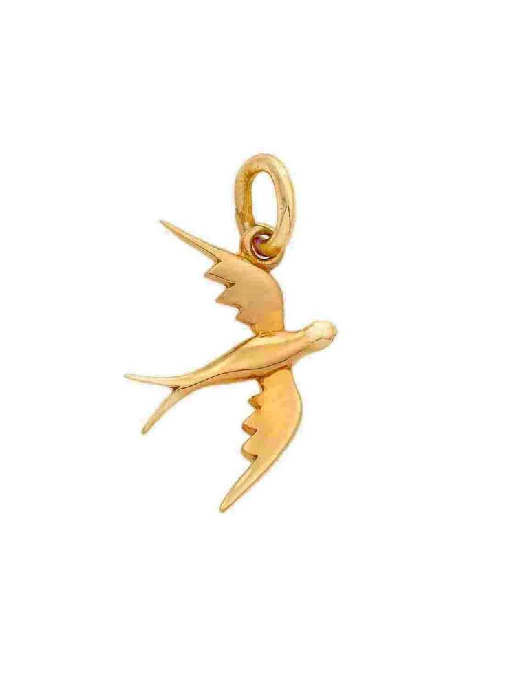 Martin Bird- Handmade Pendant, in 14k gold