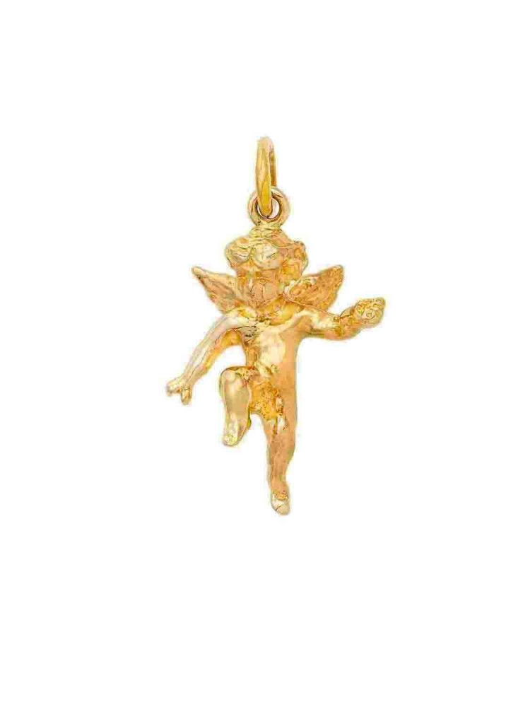 Eros - Handmade Pendant, in 14k gold