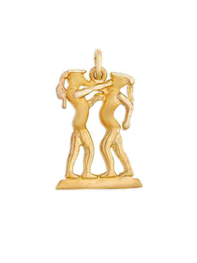 Πυγμάχοι - Χειροποίητο Μενταγιόν, χρυσός 14k